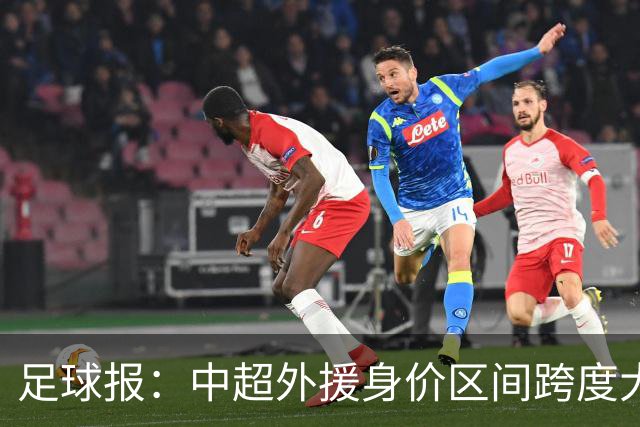 足球报：中超外援身价区间跨度大，对比日韩有量级上的绝对优势